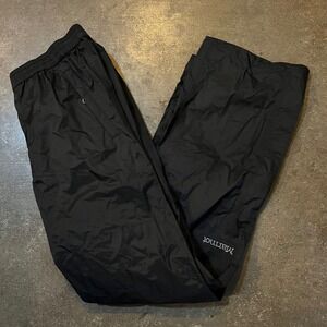 Marmot Rain Hiking Pants Mens M Black PreCip Waterproof Ripstop E900079 Active